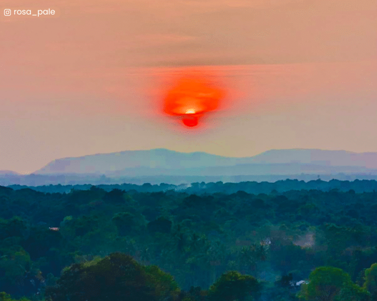 Sunset view from Little Pidurangala