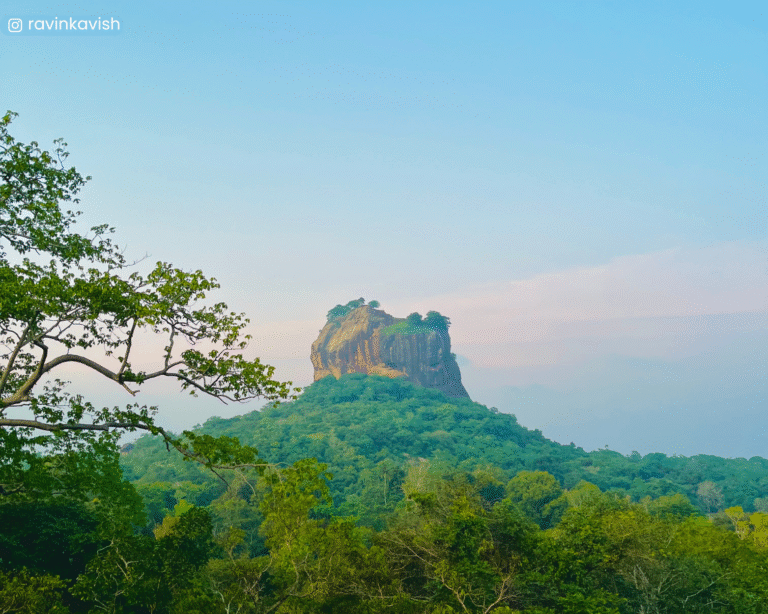 View of Lion Rock from the ledge below Mapagala's summit