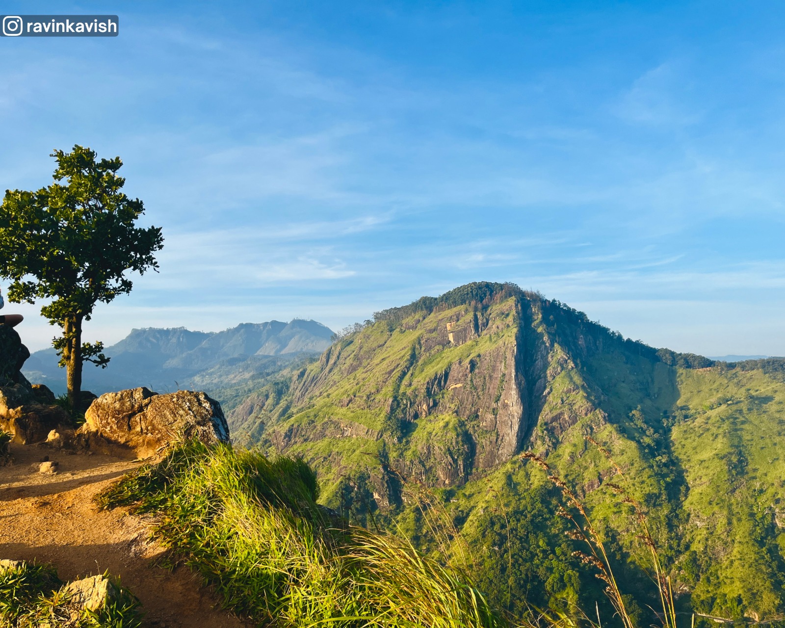 Ella Rock view and one of the main viewpoints of Little Adam’s Peak