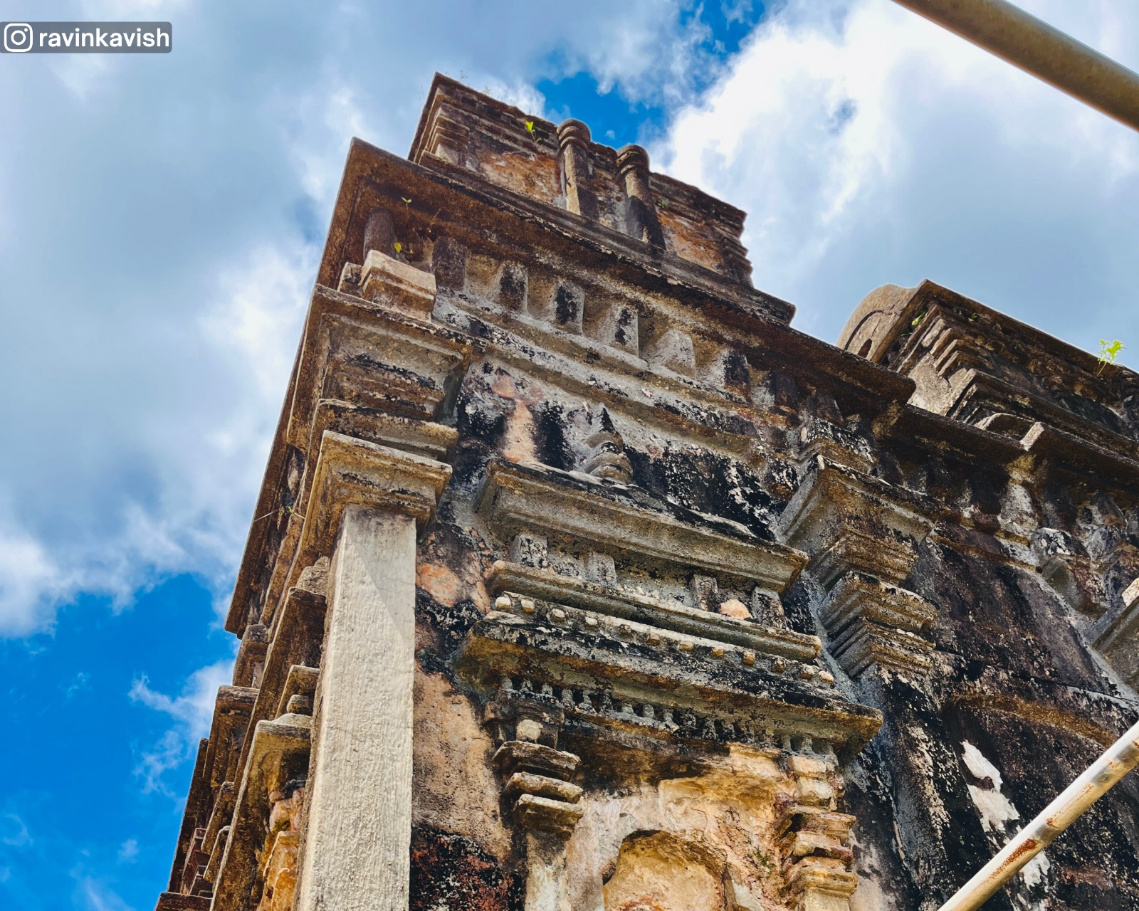 Finely carved walls of Thuparama Image House at Polonnaruwa Sacred Quadrangle