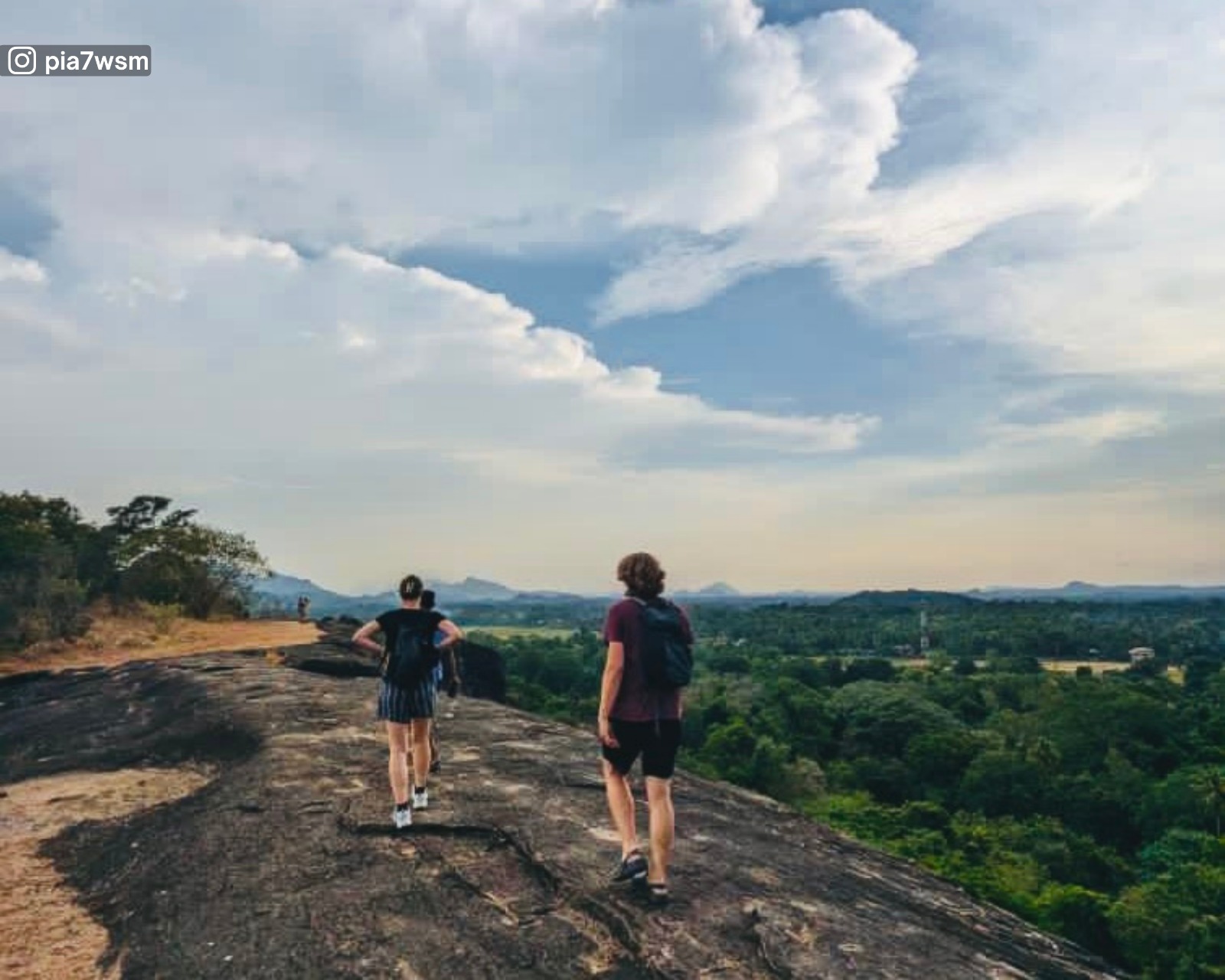 Mapagala summit stretch with surrounding landscape
