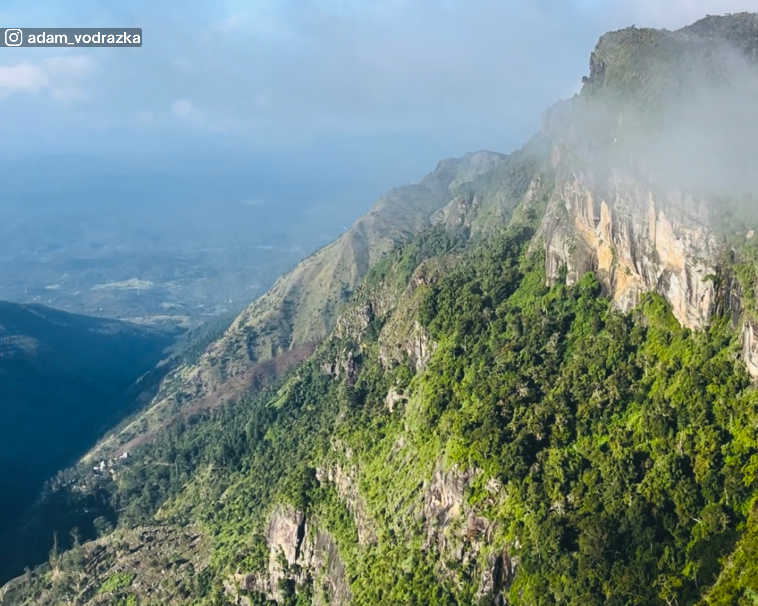 Scenic view of Ella Rock and its surrounding landscape from a viewpoint