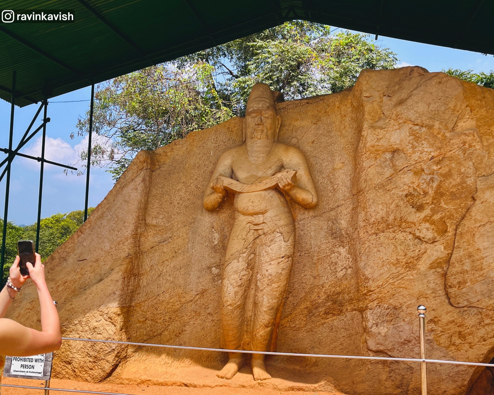 Statue of King Parakramabahu in Polonnaruwa