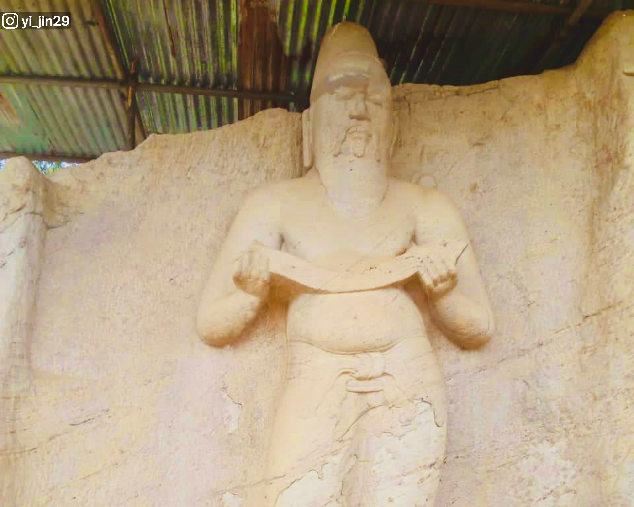 Statue of King Parakramabahu in Polonnaruwa