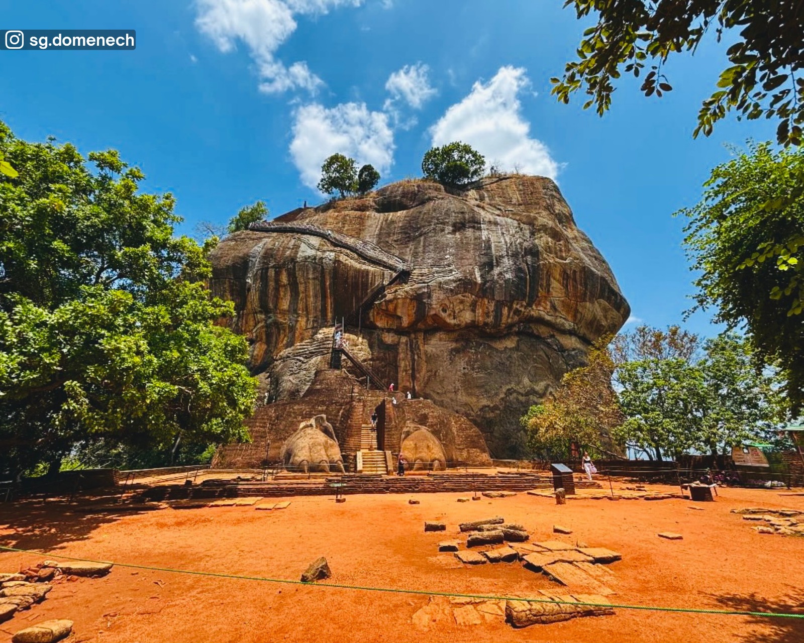 Iconic Sigiriya Lion Rock view