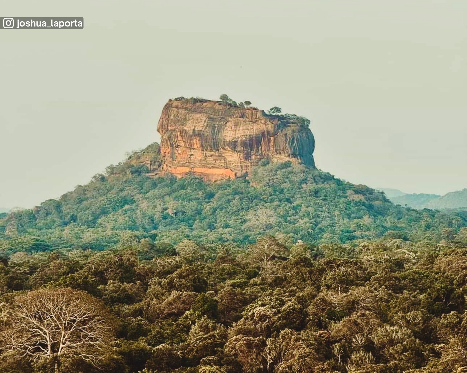 Sigiriya Rock view from a different viewpoint