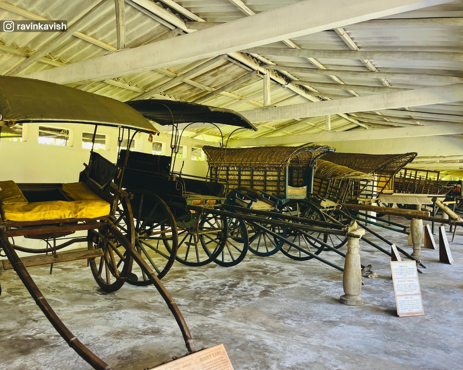 Martin Wickramasinghe Folk Museum traditional vehicles