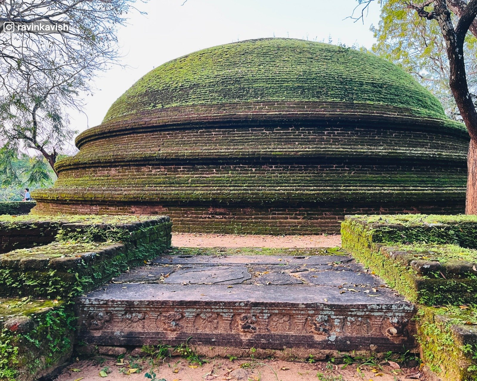 Accessory pagoda at Alahana Monastery, Polonnaruwa