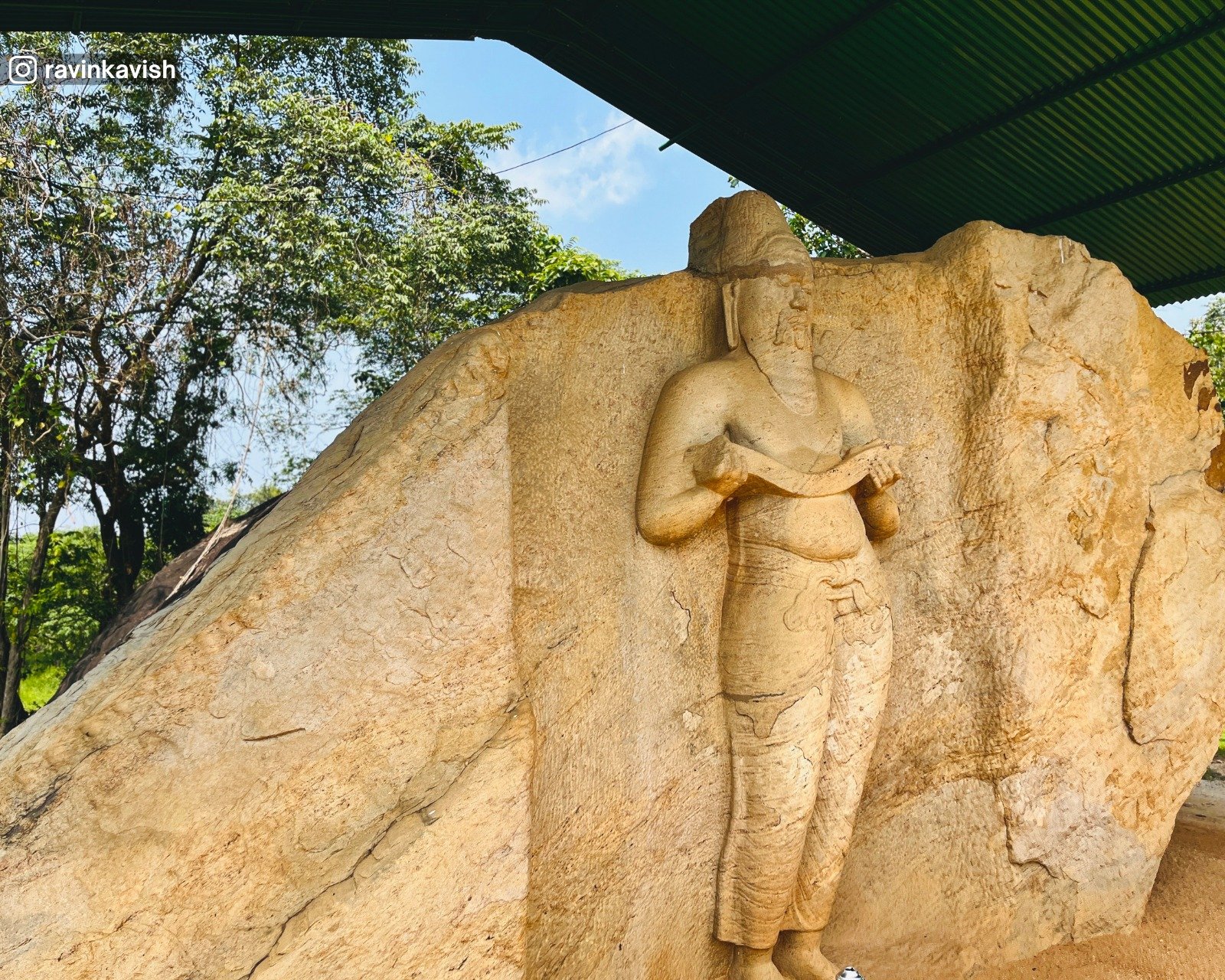 Statue of King Parakramabahu in Polonnaruwa