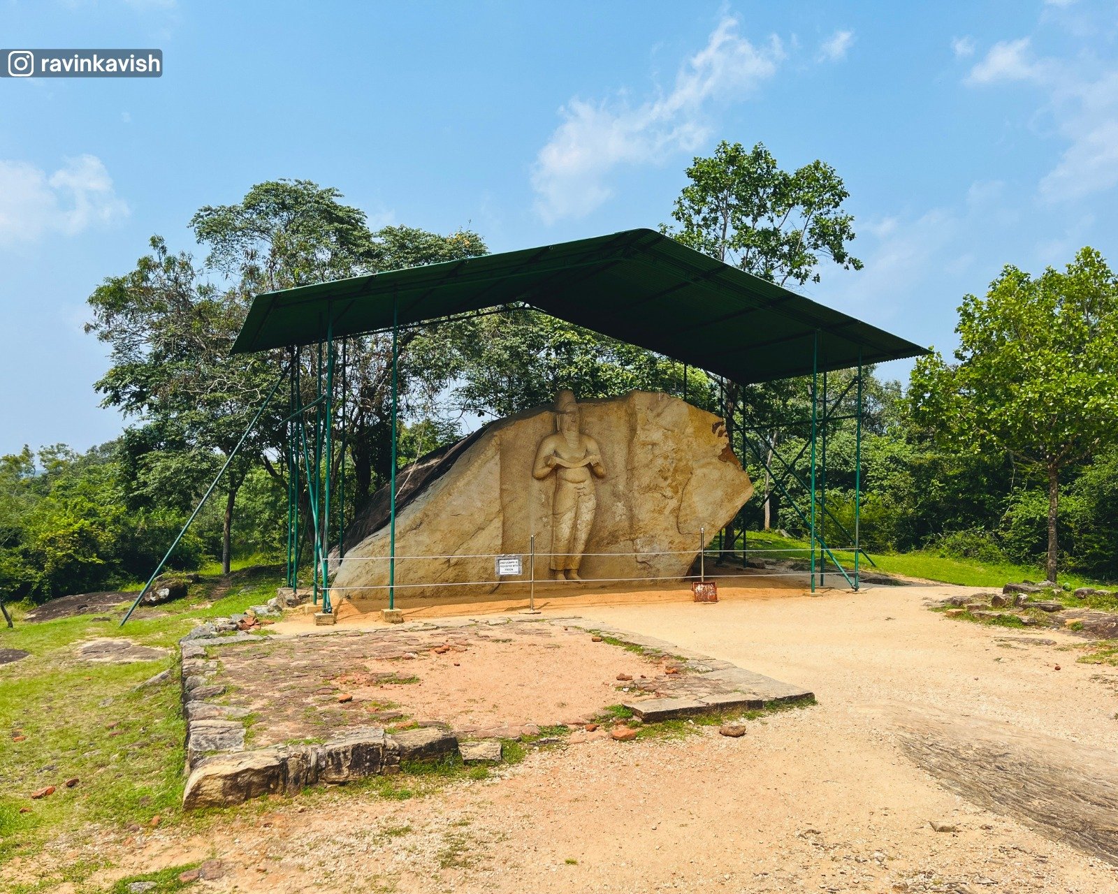 Statue of King Parakramabahu in Polonnaruwa