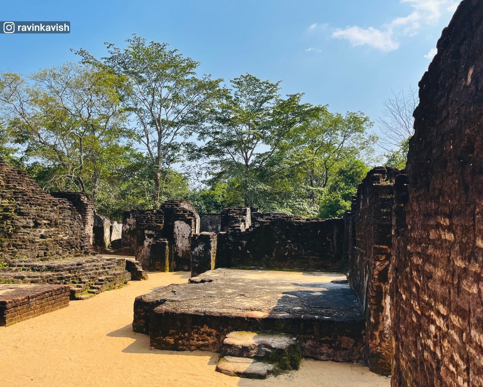 Royal Palace of King Parakramabahu in Polonnaruwa