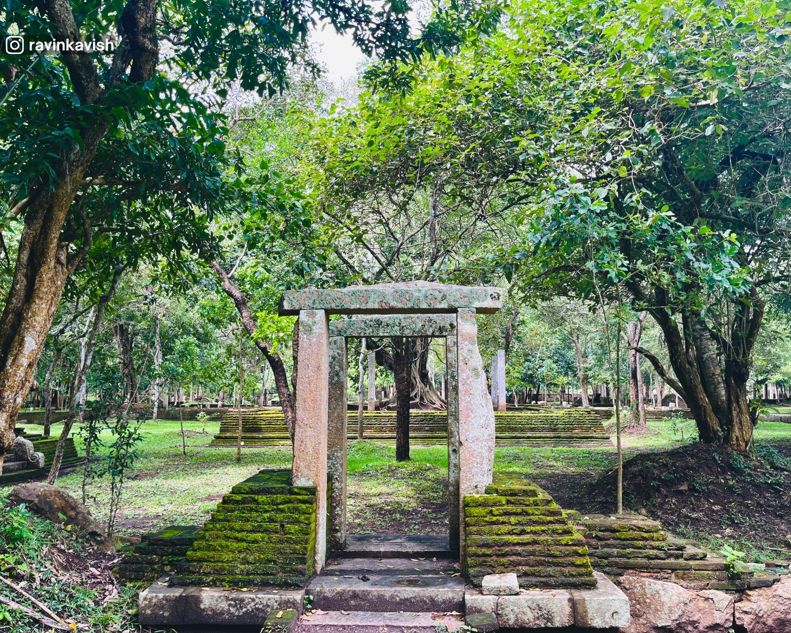 Image House Behind Samadhi Statue