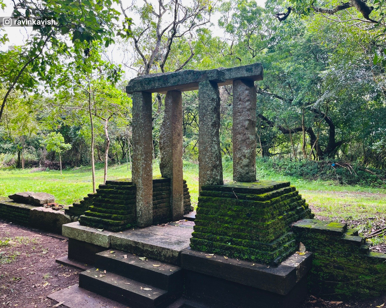 Image House Behind Samadhi Statue