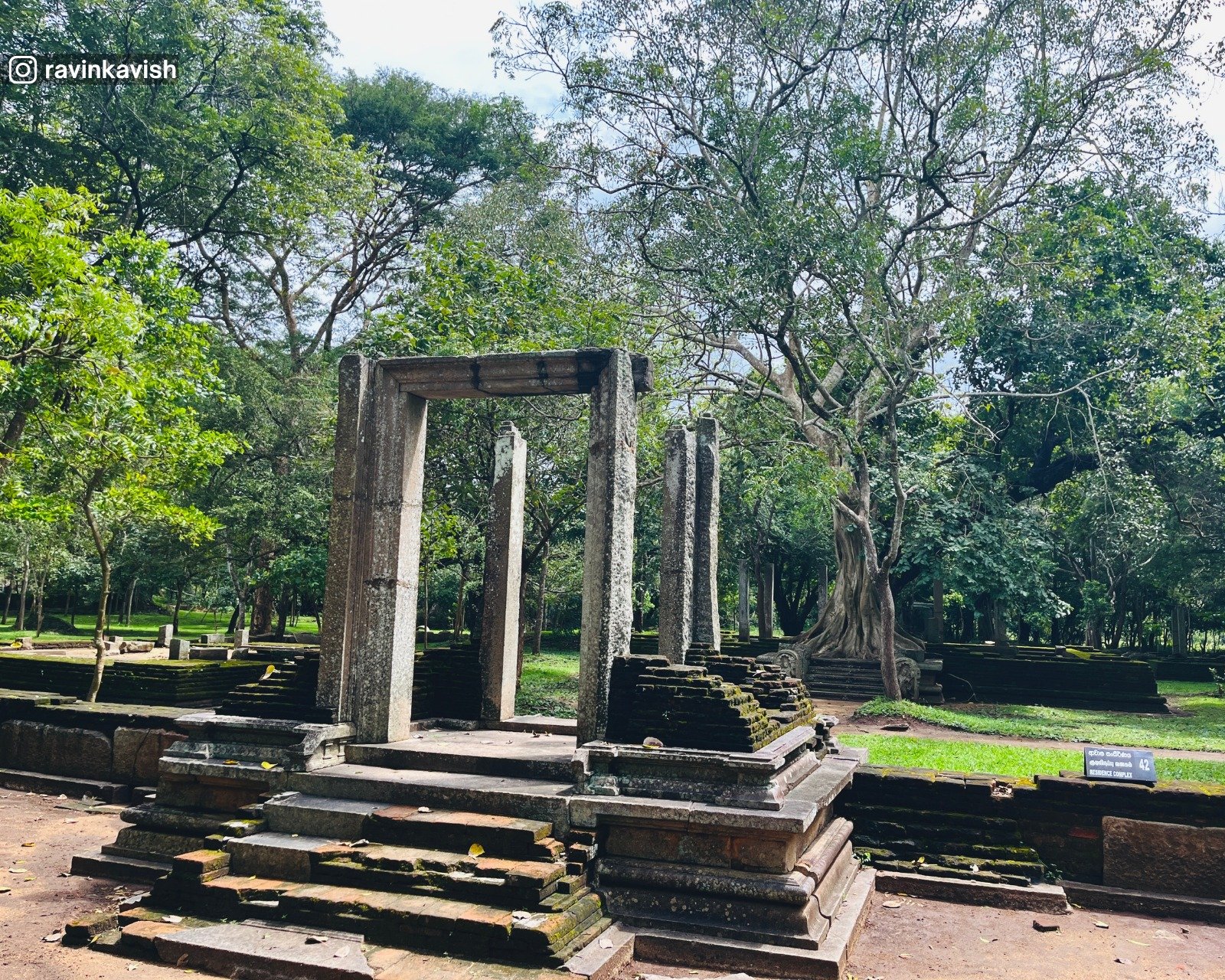 Image House Behind Samadhi Statue