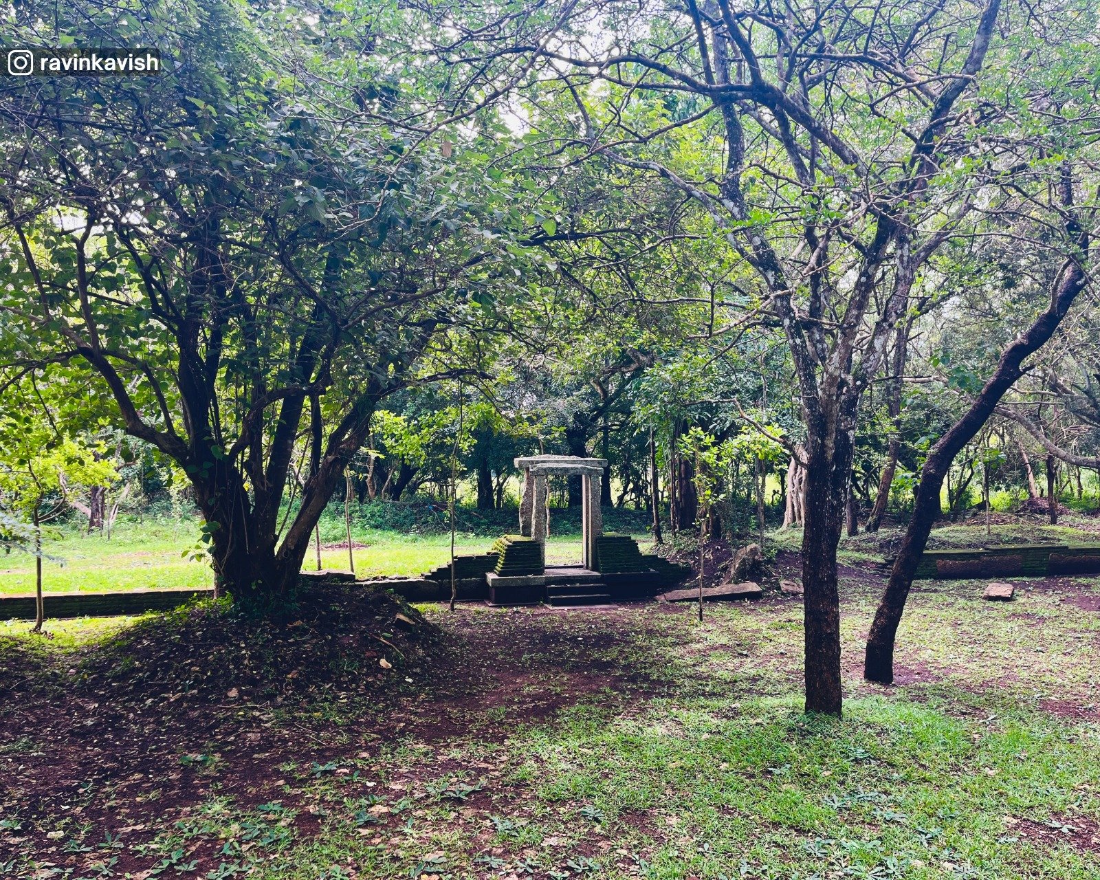 Image House Behind Samadhi Statue