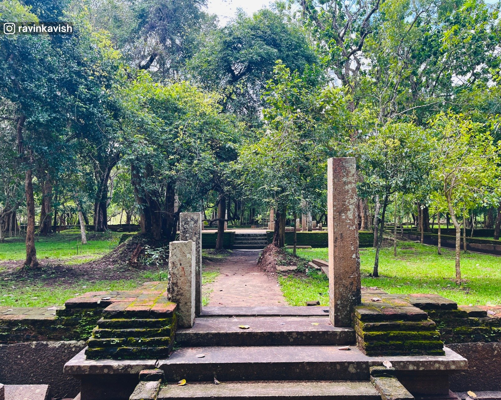 Image House Behind Samadhi Statue