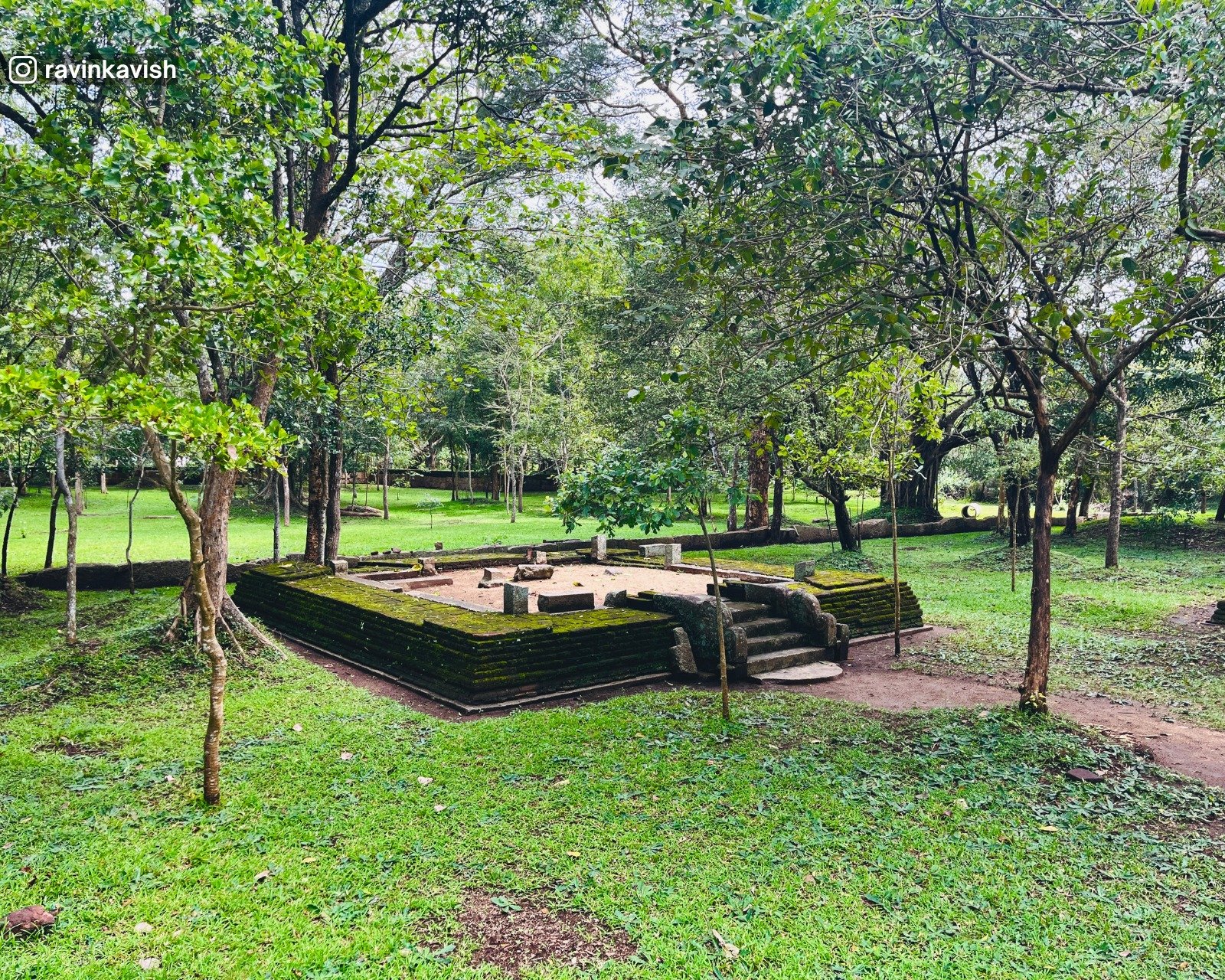 Image House Behind Samadhi Statue