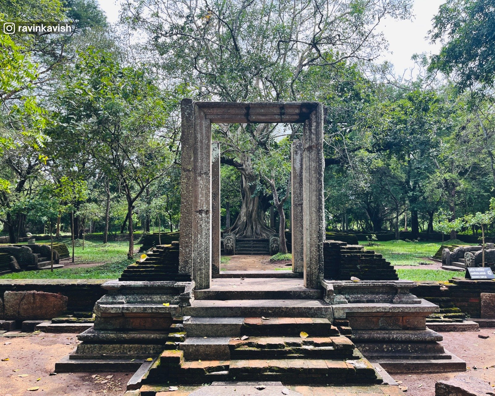 Image House Behind Samadhi Statue