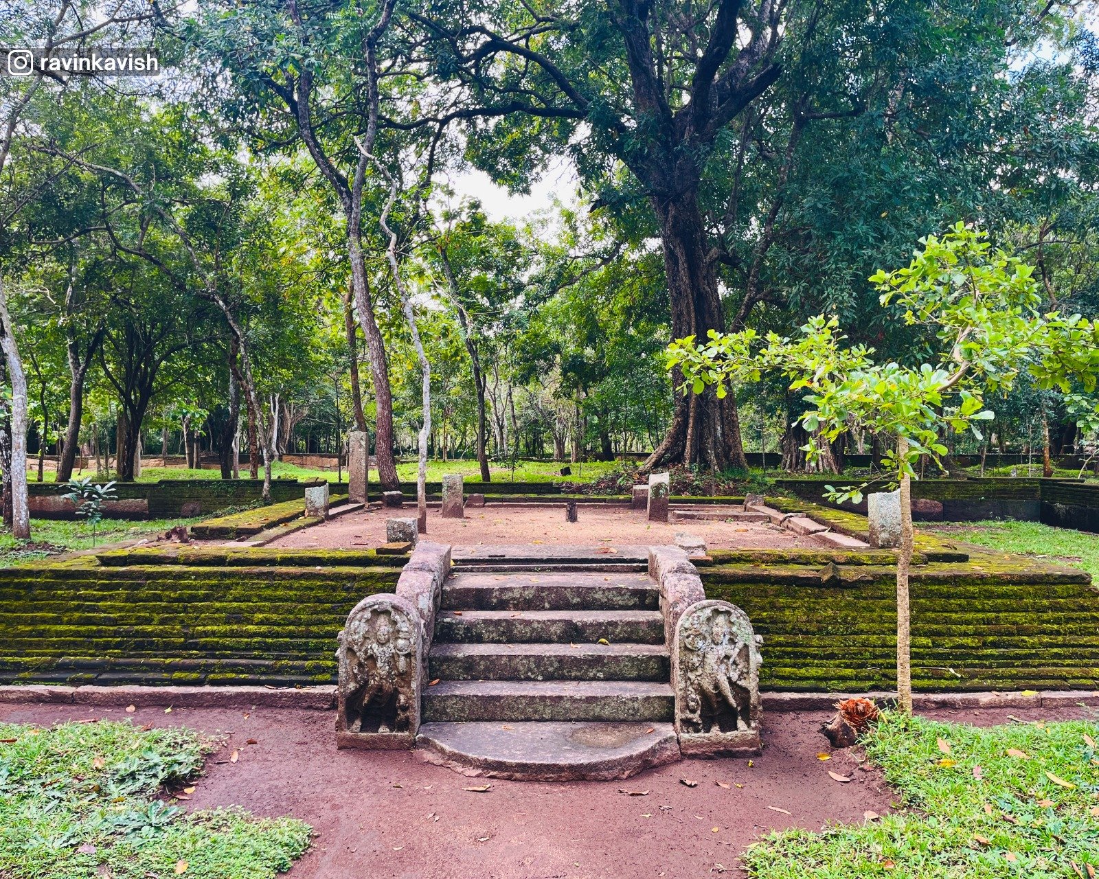 Image House Behind Samadhi Statue