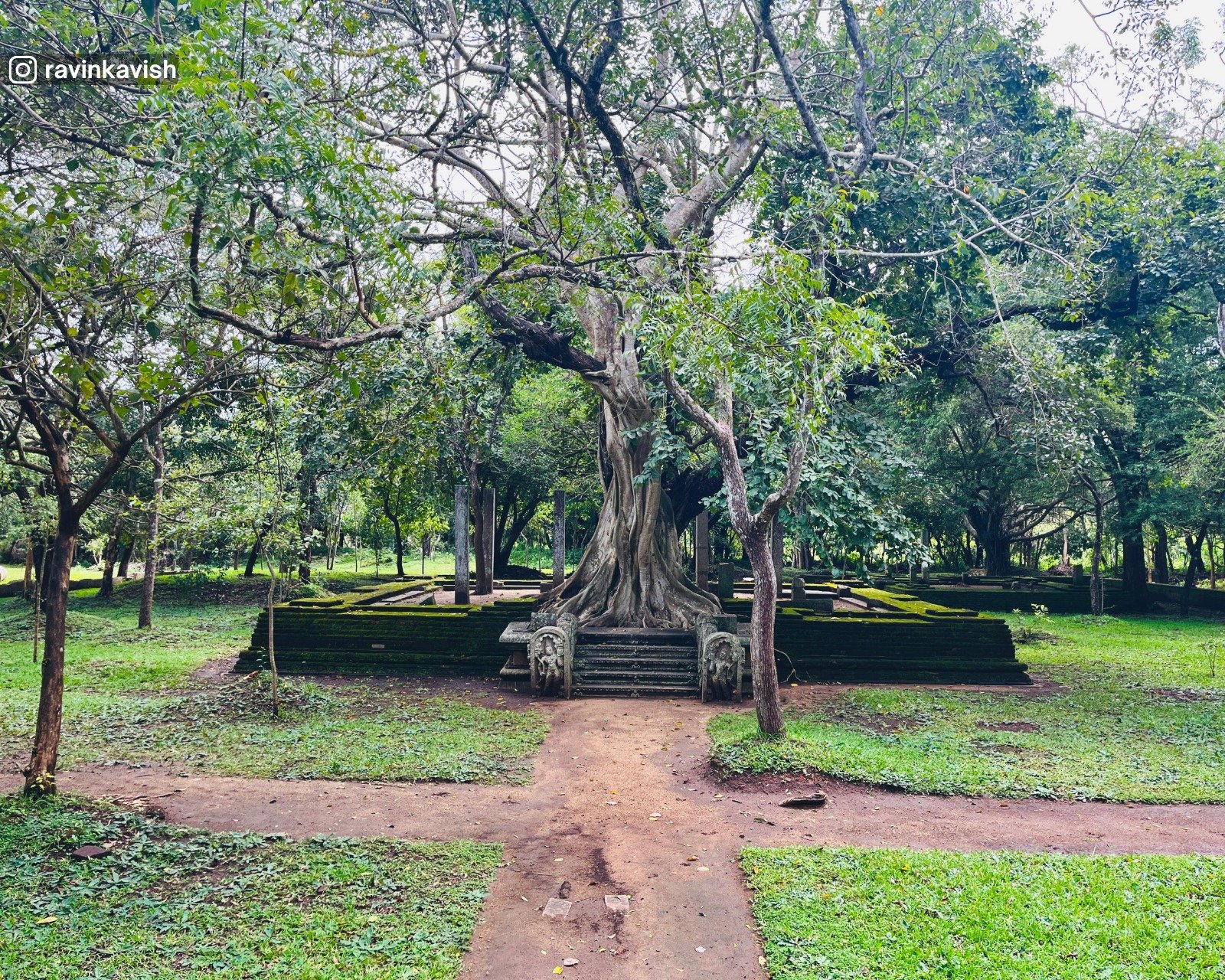 Image House Behind Samadhi Statue