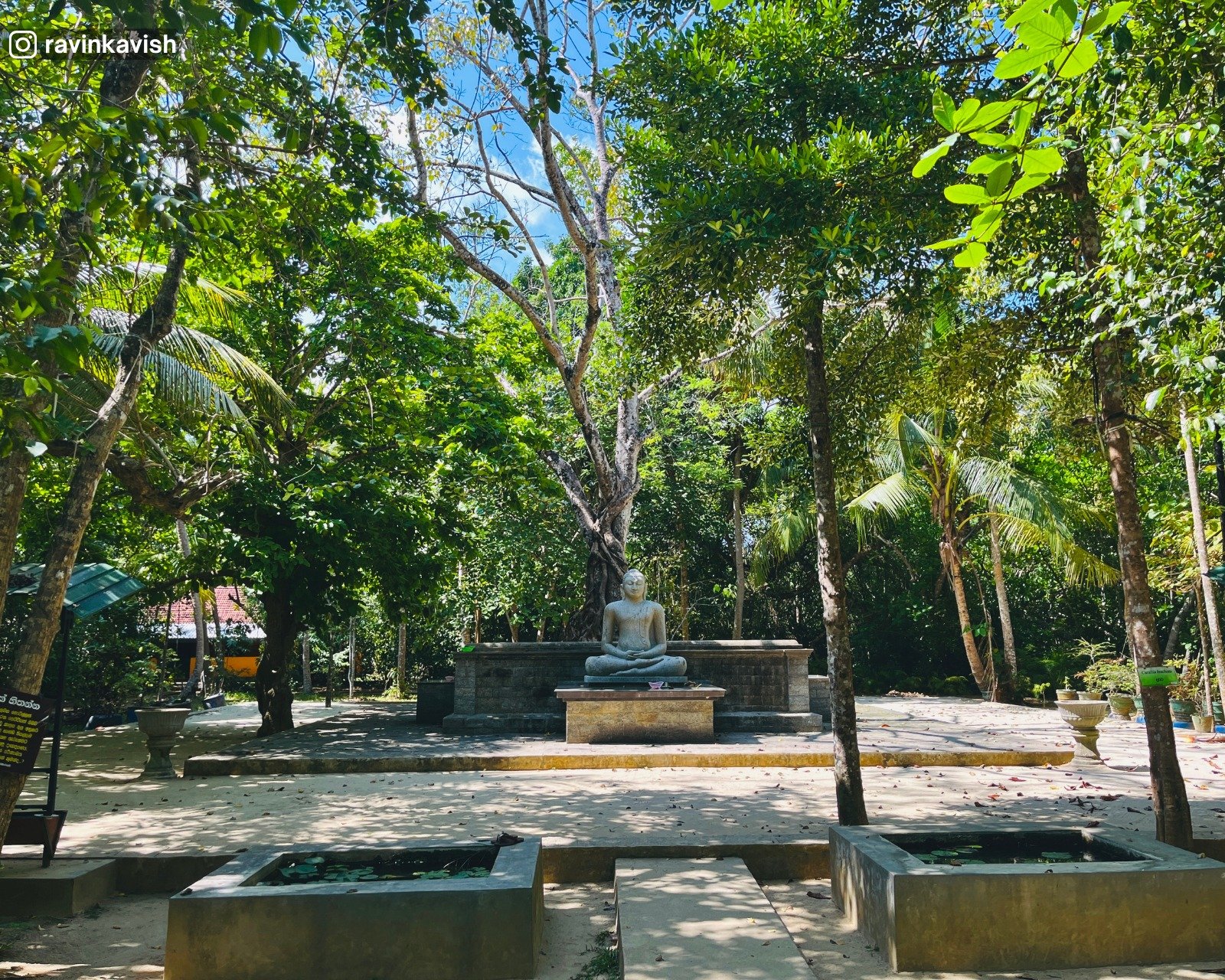 Thalathuduwa Buddhist Monastery Buddha statue