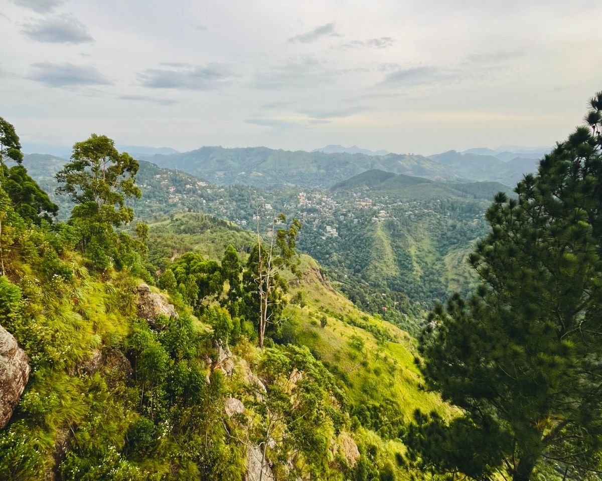 Ella town surrounded by mountains and forests