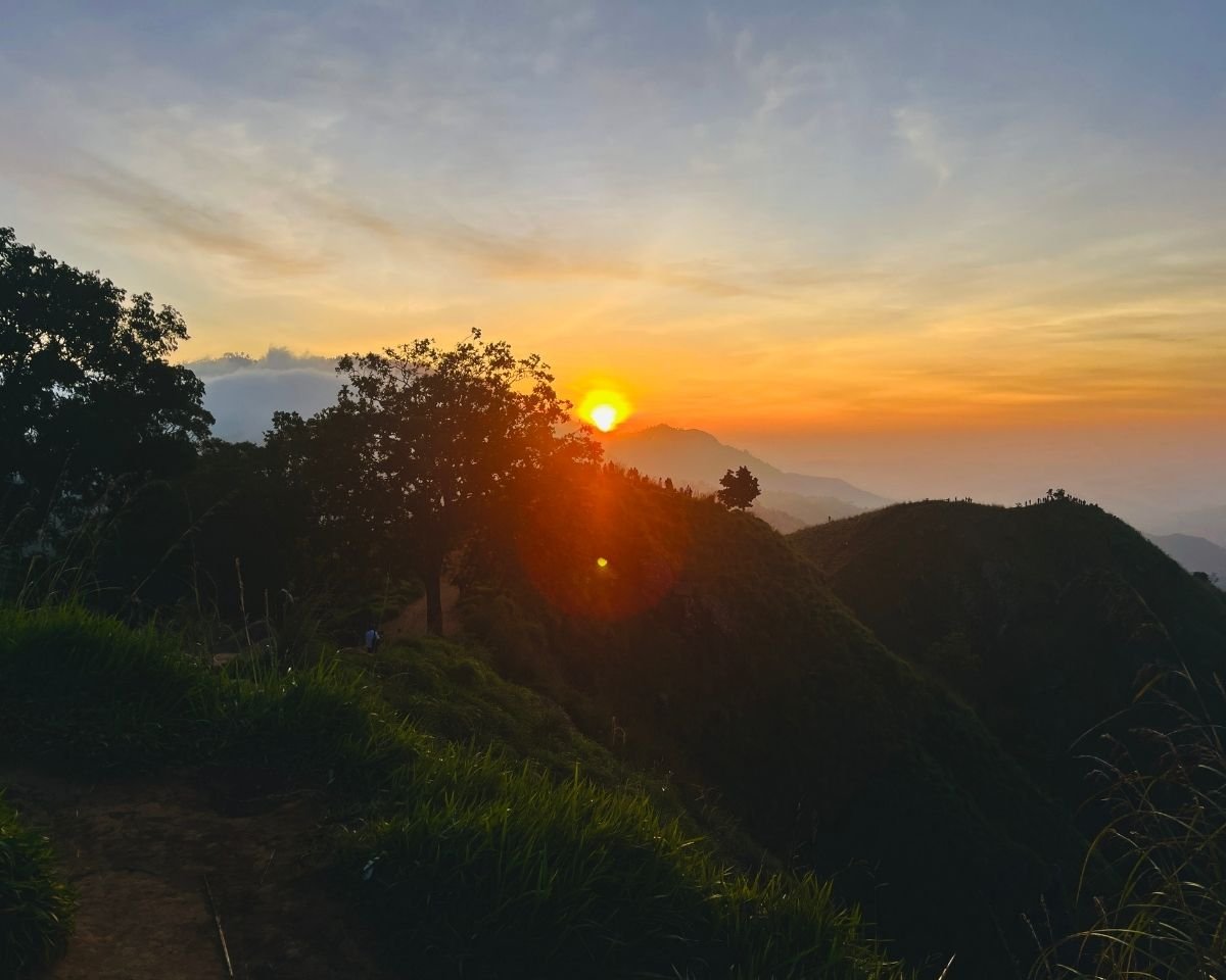 Sunrise seen from the highest summit viewpoint