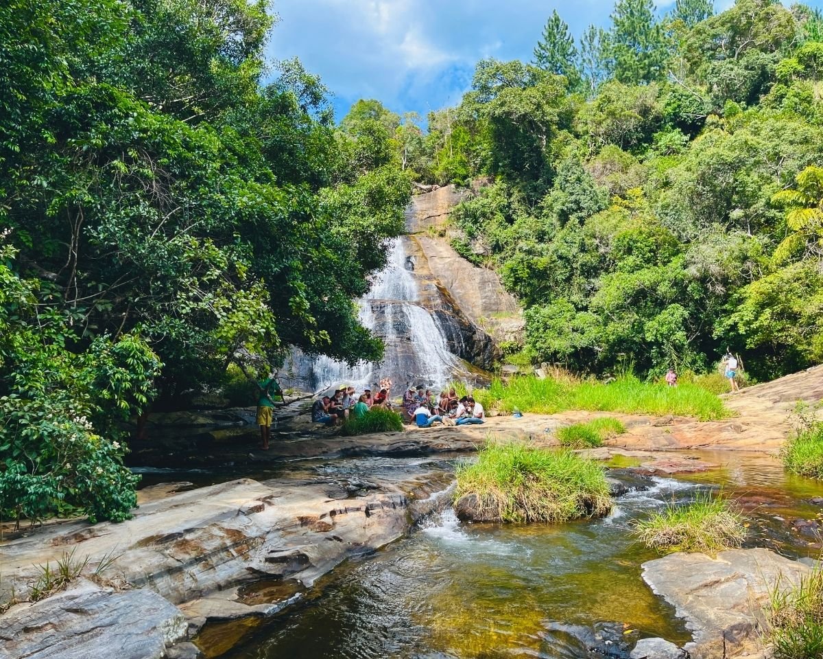Mountain stream flowing from Upper Diyaluma Falls